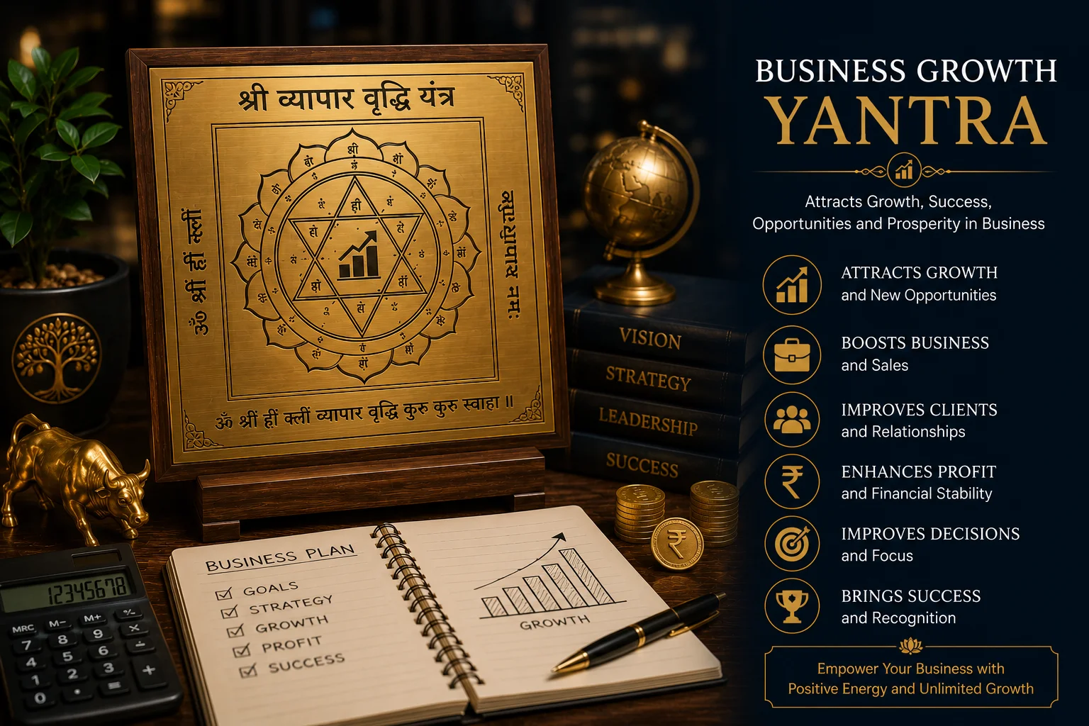 Business Growth Yantra for success prosperity and financial growth