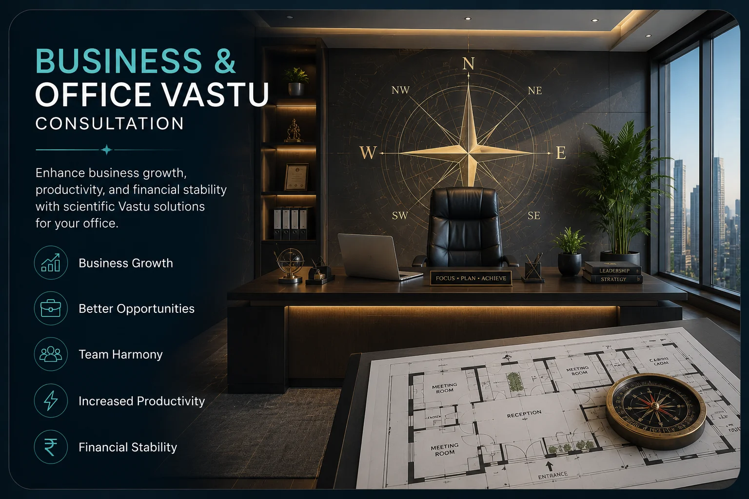 Business and Office Vastu Consultation for growth and productivity
