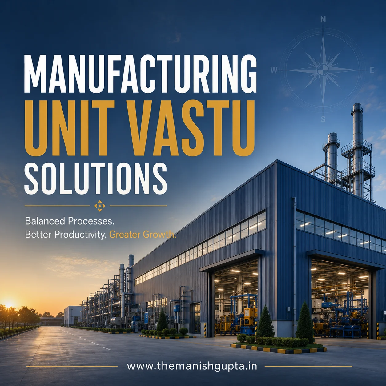 Manufacturing unit Vastu consultation for production efficiency and growth