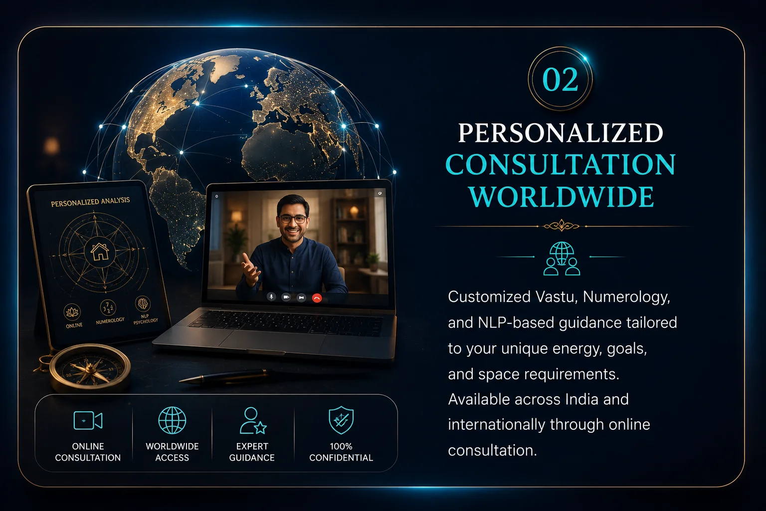 Personalized online Vastu and Numerology consultation available worldwide