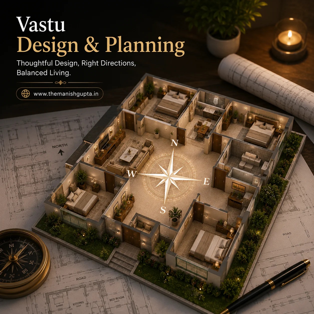 Vastu design and planning consultation for residential homes