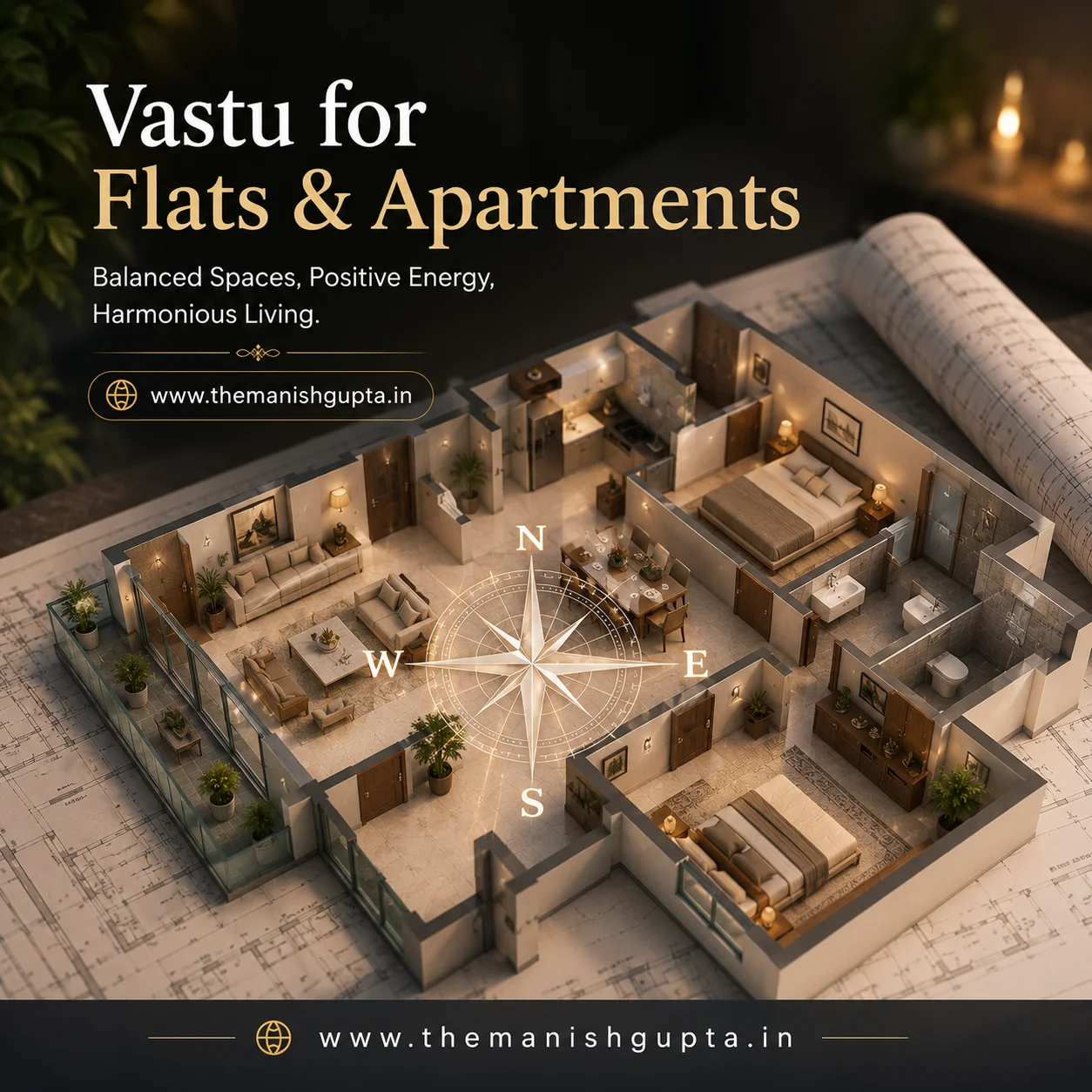 Vastu consultation for flats apartments and modern living spaces