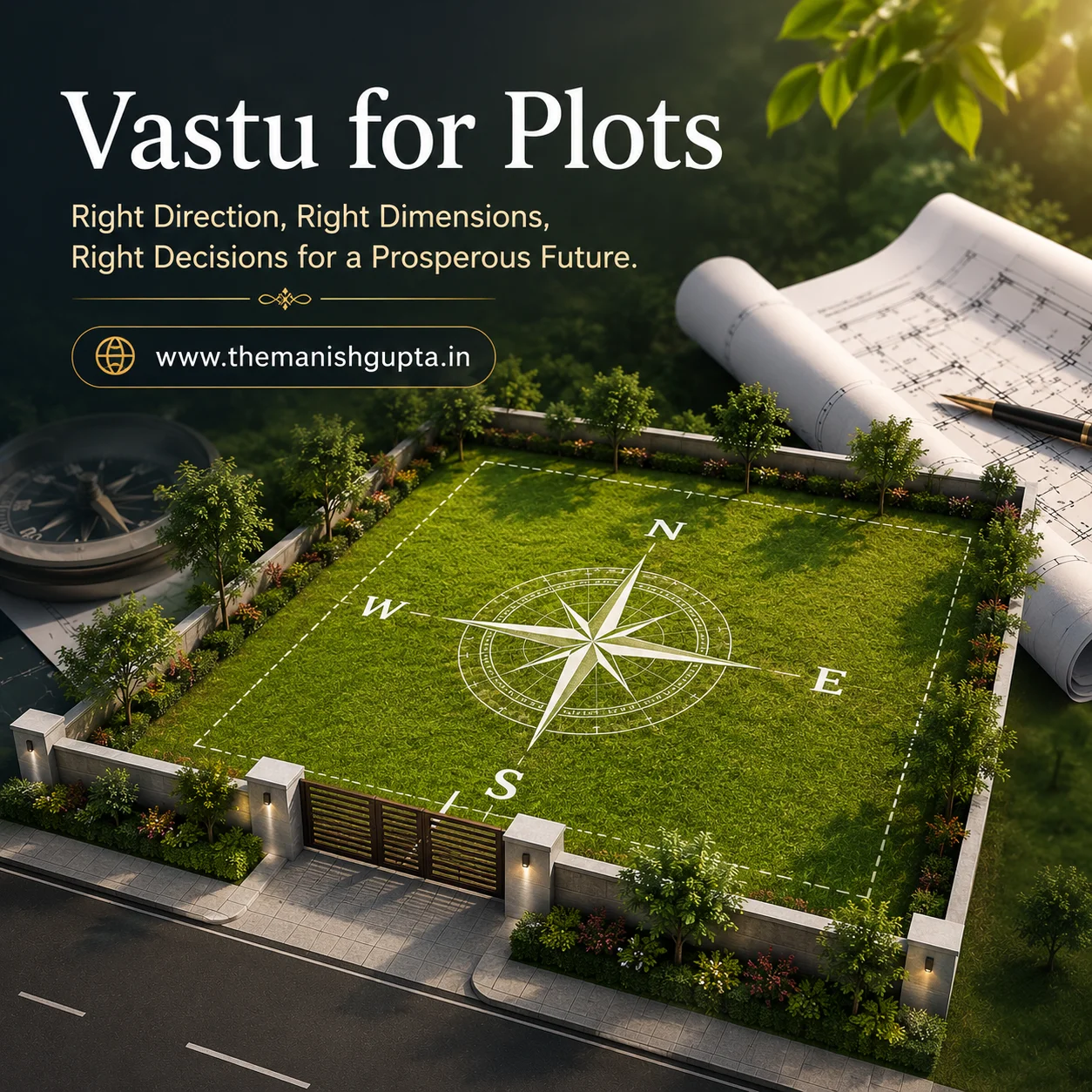 Vastu for plots and residential land planning consultation