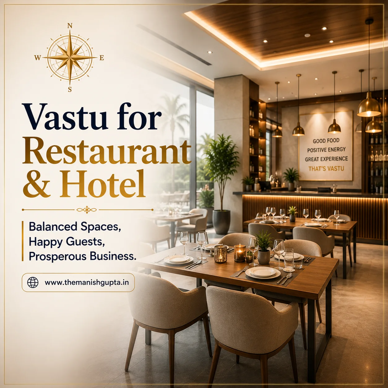 Vastu for restaurant and hotel business spaces for guest satisfaction and growth