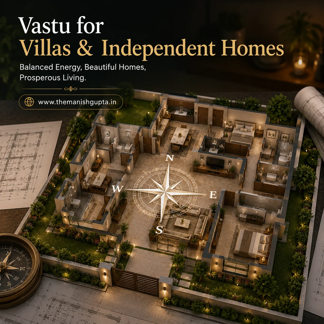 Vastu consultation for villas and independent luxury homes