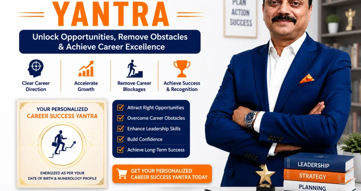 Personalized Career Success Yantra for career growth, job opportunities, professional success and career advancement.
