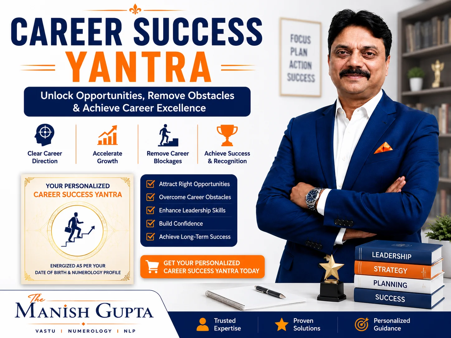 Personalized Career Success Yantra for career growth, job opportunities, professional success and career advancement.