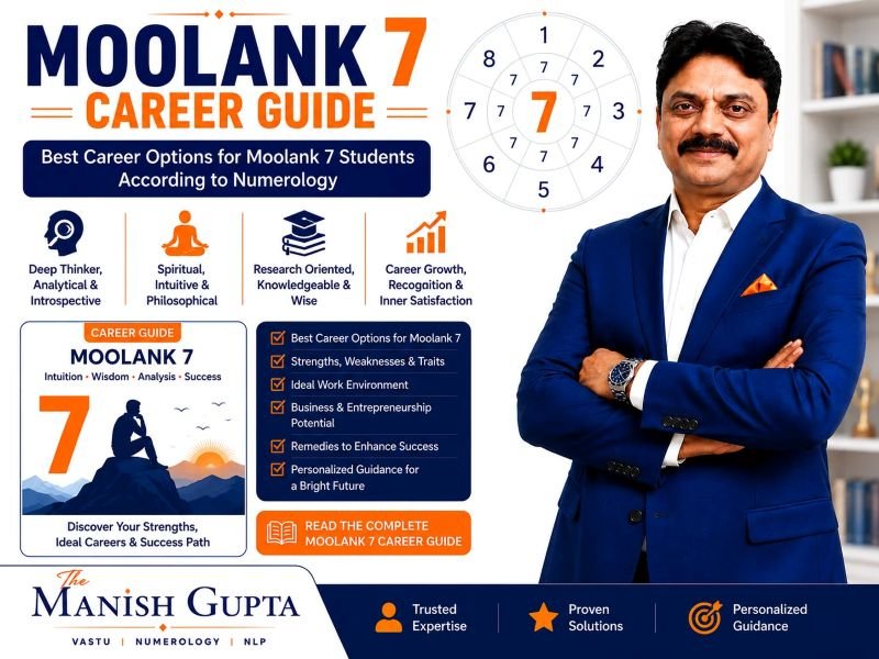 Moolank 7 Career Guide with research, analysis, spiritual and academic career recommendations.