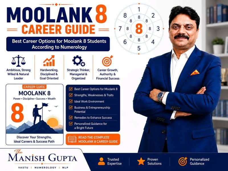 Moolank 8 Career Guide focusing on management, business, leadership and financial success.